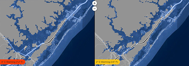 Projeção mostra avanço dramático do mar em Lauro de Freitas 3