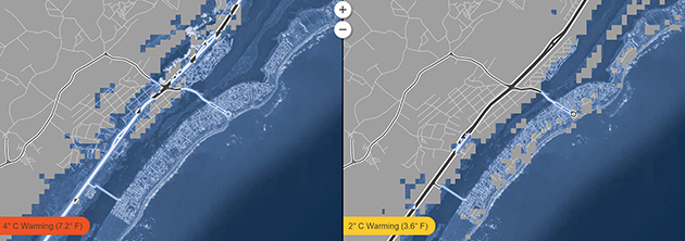 Projeção mostra avanço dramático do mar em Lauro de Freitas 5